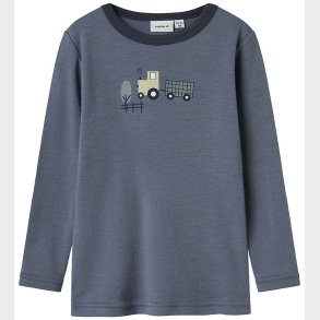 Name It Bluse - Uld - NmmWillit - Folkstone Gray/TRACTOR