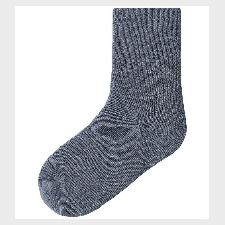 Name It Strmper - Uld/Bomuld - NmmWaksi - Folkstone Gray