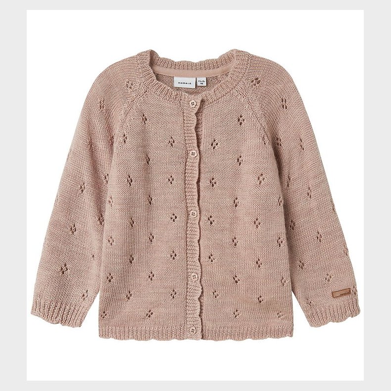 Name It Cardigan - Strik - Uld - NmfWrilla - Shadow Gray