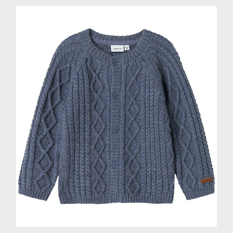 Name It Cardigan - Uld - NmmWrilla - Folkstone Gray