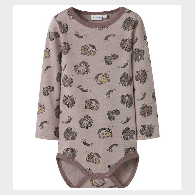 Name It Body l/ - Uld - NmfWillit - Shadow Gray/Unicorn