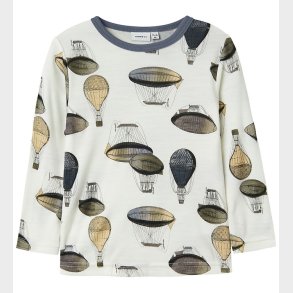 Name It Bluse - Uld - NmmWillitus - Snow White/AIR BALLOON