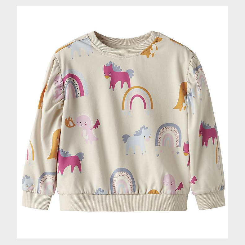 Name It Sweatshirt - NmfNula - Parchment