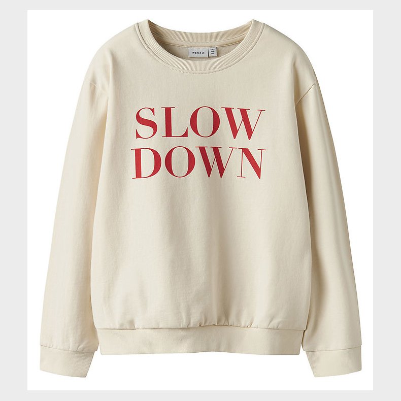 Name It Sweatshirt - NkfNoriana - Parchment