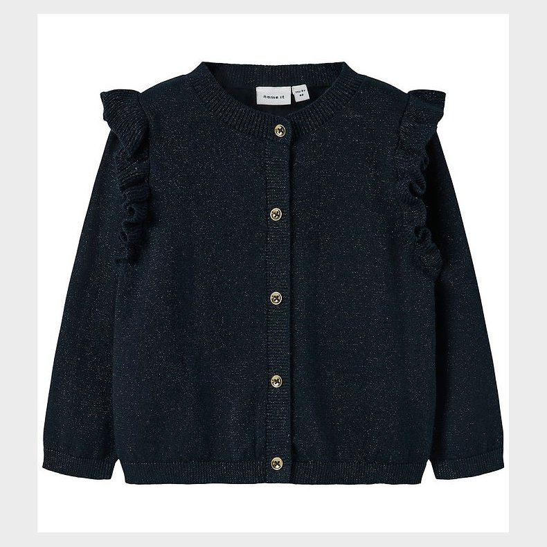 Name It Cardigan - Noos - Strik m. Glitter - NmfAbinne -Dark Sap