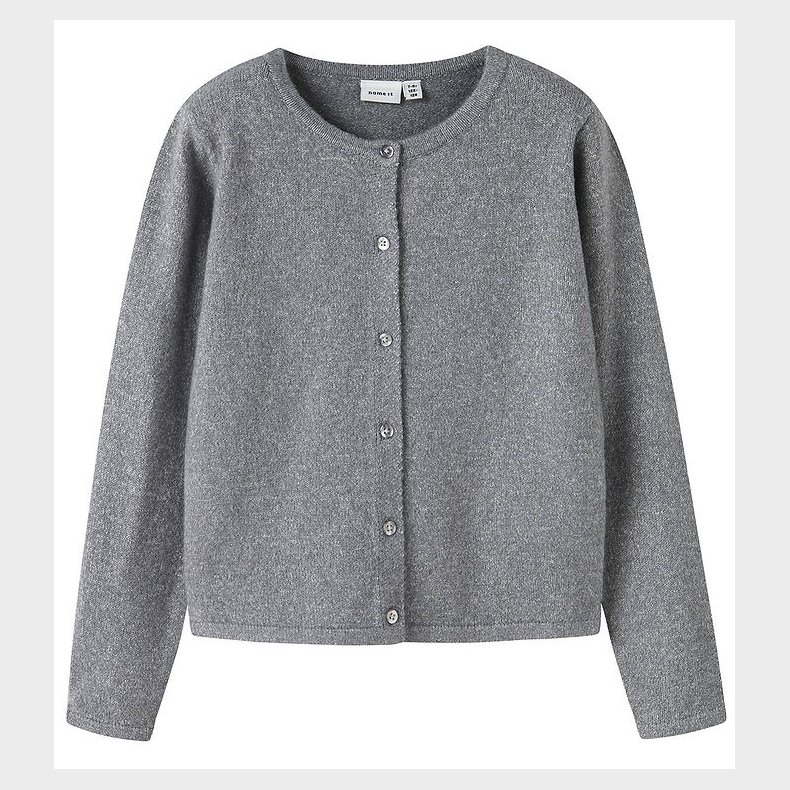 Name It Cardigan - Noos - Strik - NkfSaluna - Grey Melange