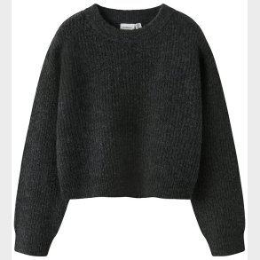 Name It Bluse - Noos - Strik - NkfHolly - Dark Grey Melange