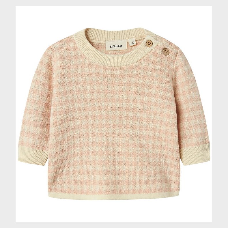 Lil' Atelier Bluse - Strik - NbfNadie - Cameo Rose