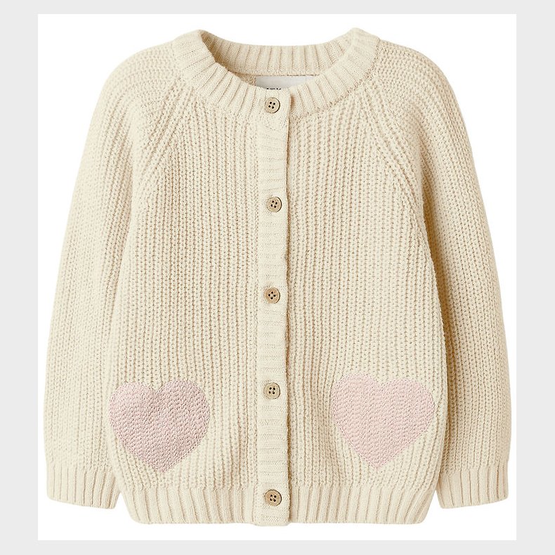 Lil' Atelier Cardigan - Strik - NmfEmlen - Turtledove