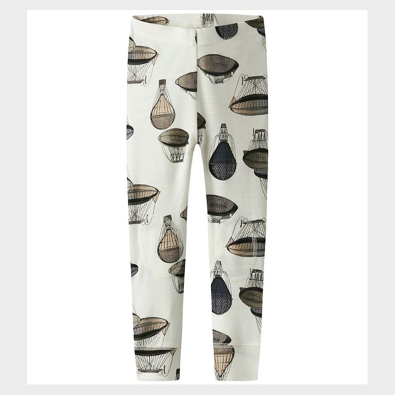 Name It Bukser - Uld - NmmWillitus - Snow White/AIR BALLOON