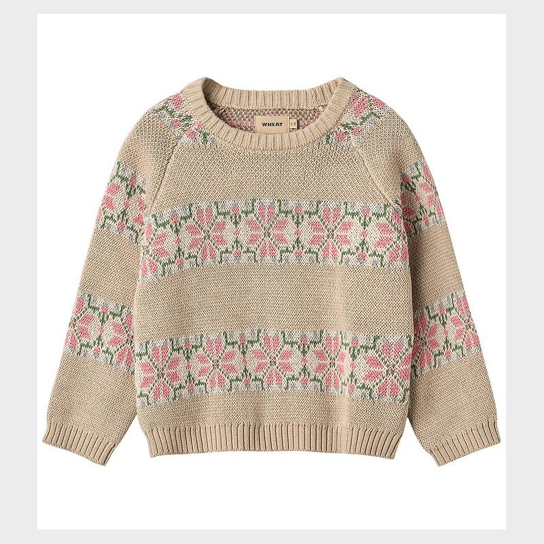 Wheat Bluse - Strik - Alberte - Warm Sand