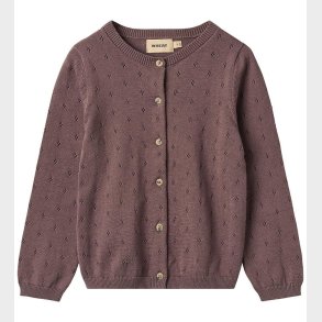 Wheat Cardigan - Strik - Maia - Plum