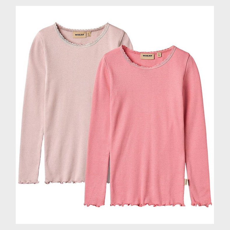 Wheat Bluse - Rib - 2-pak - Reese - Soft Lilac