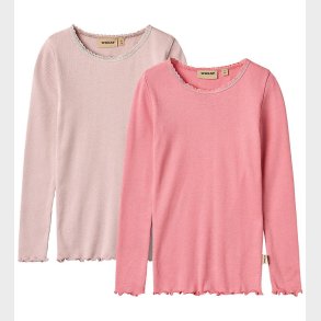 Wheat Bluse - Rib - 2-pak - Reese - Soft Lilac