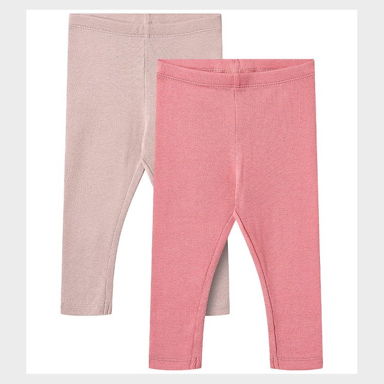 Wheat Leggings - Rib - 2-pak - Maddy - Soft Lilac