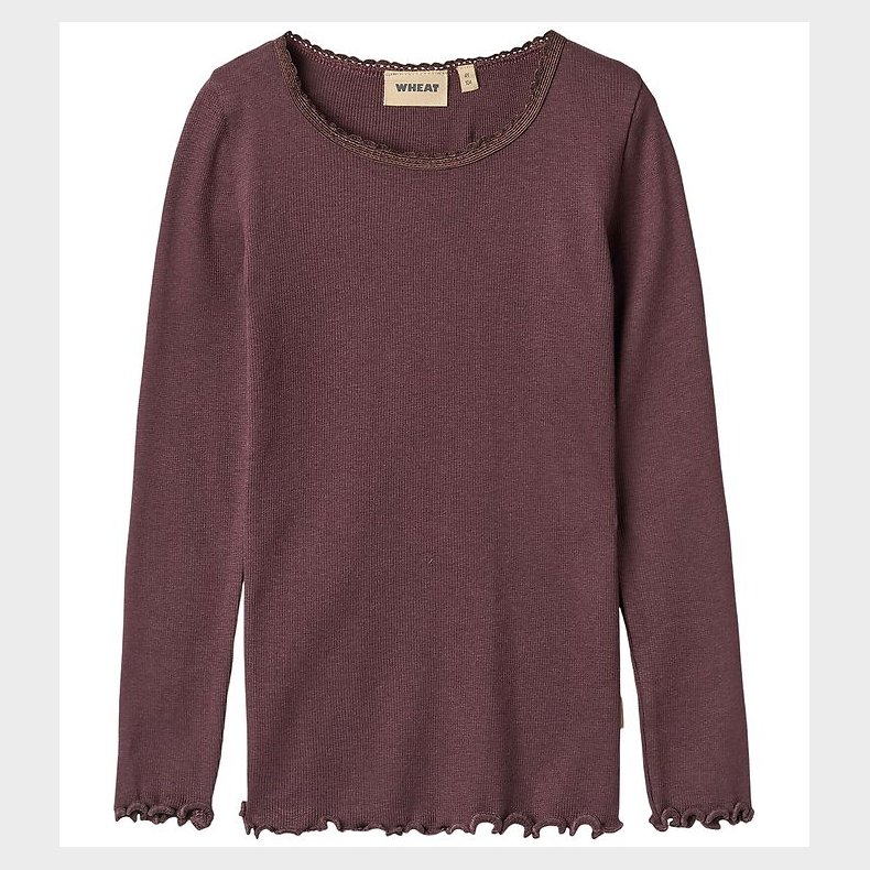 Wheat Bluse - Rib - Reese - Fudge