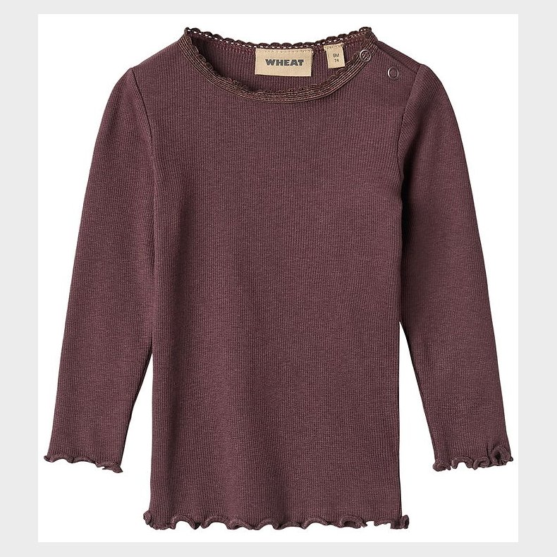 Wheat Bluse - Rib - Reese - Fudge