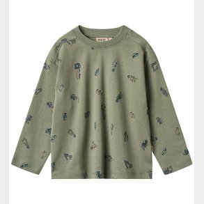 Wheat Bluse - Malthe - Dusty Green Cars