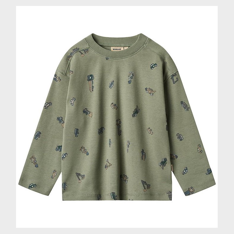 Wheat Bluse - Malthe - Dusty Green Cars