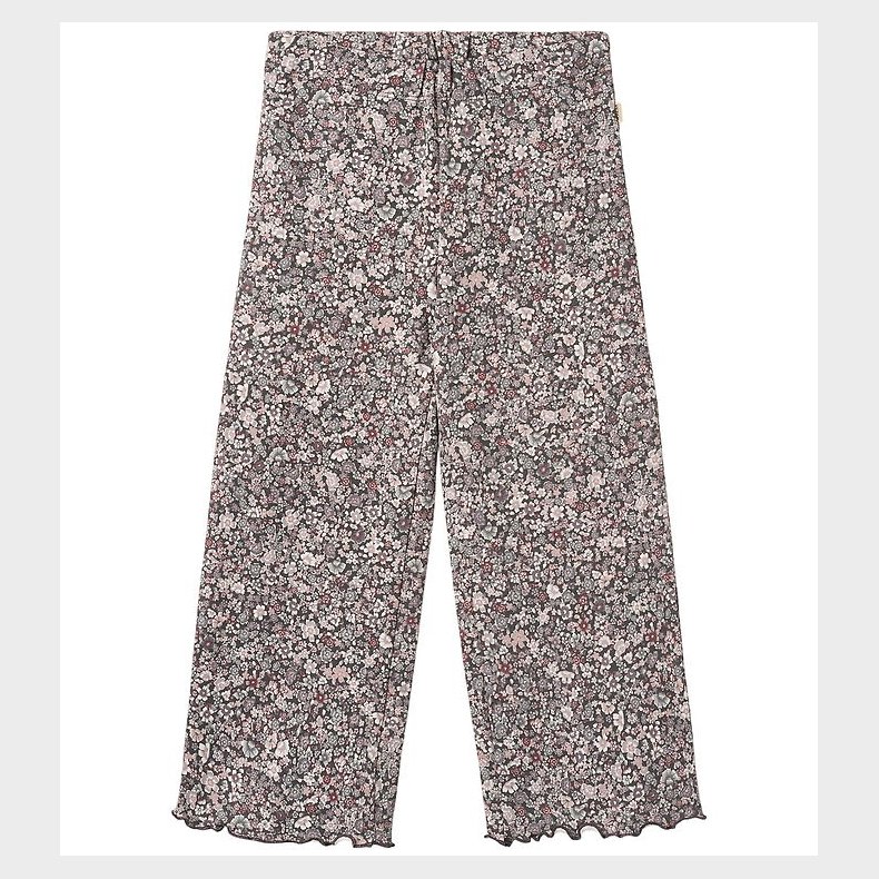 Wheat Bukser - Ela - Purple Stone Flowers