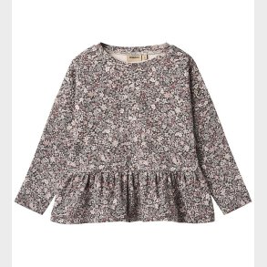 Wheat Bluse - Carolina - Purple Stone Flowers