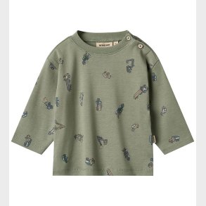 Wheat Bluse - Malthe - Dusty Green Cars