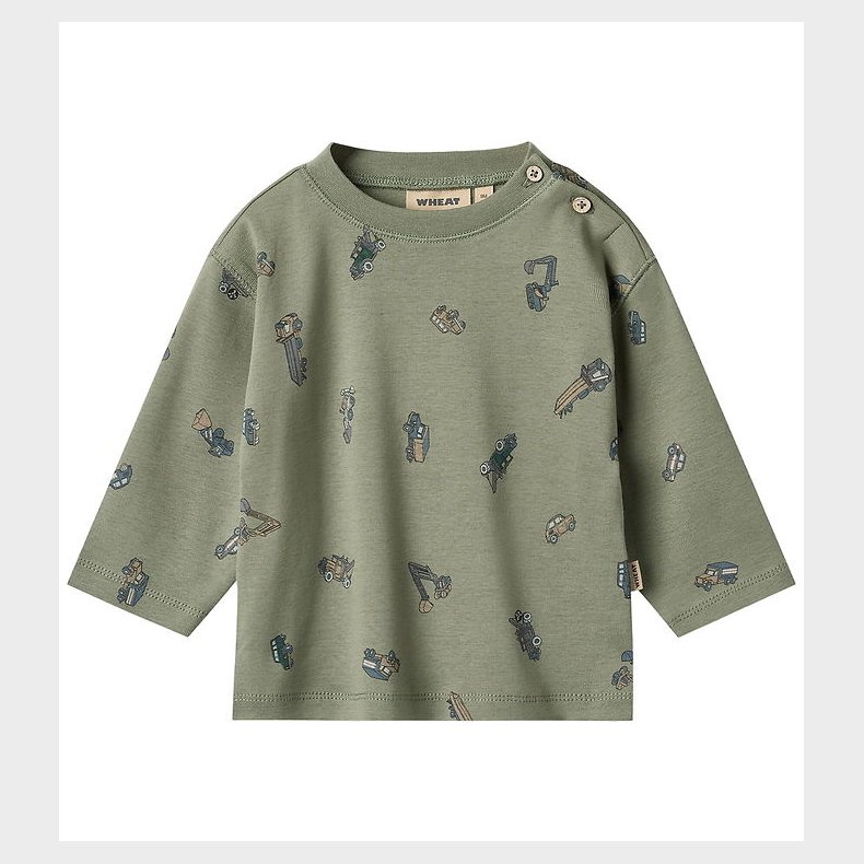 Wheat Bluse - Malthe - Dusty Green Cars