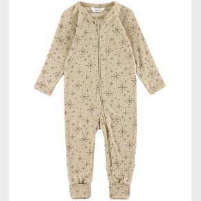 Joha Heldragt m. Fdder - Uld - Beige m. Stjerner