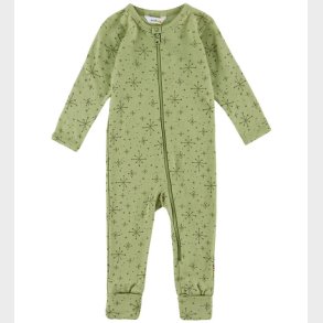 Joha Heldragt m. Fdder - Uld - Lys Olive m. Stjerner