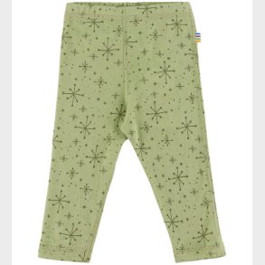 Joha Leggings - Uld - Lys Olive m. Stjerner