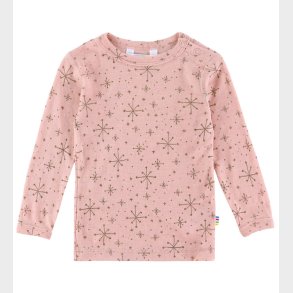 Joha Bluse - Uld - Rosa m. Stjerner