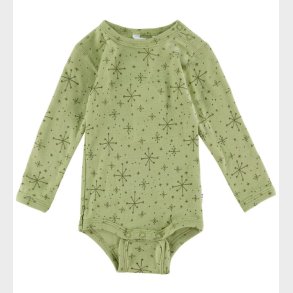 Joha Body l/ - Uld - Lys Olive m. Stjerner