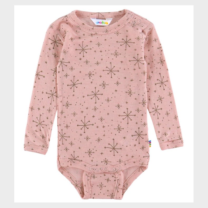 Joha Body l/ - Uld - Rosa m. Stjerner