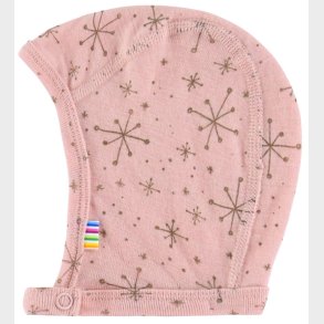 Joha Babyhjelm - 1-lags - Uld - Rosa m. Stjerner