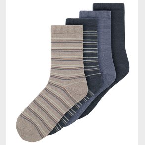 Name It Strmper - 4-pak - Uld/Bomuld - NkmWak - Satellite