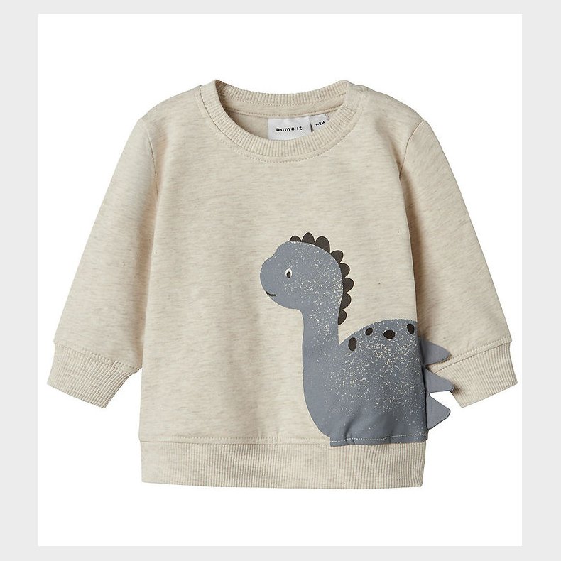 Name It Sweatshirt - NbmNixen - Peyote Melange