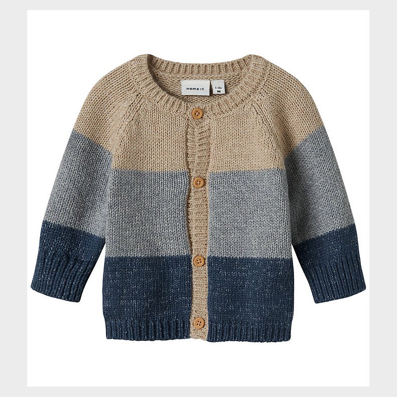 Name It Cardigan - Strik - NbmNoller - Insignia Blue