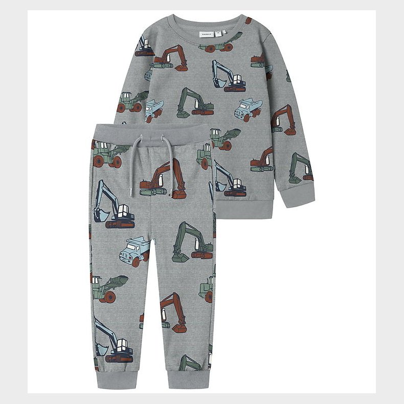 Name It Sweatst - NmmNenean - Grey Melange