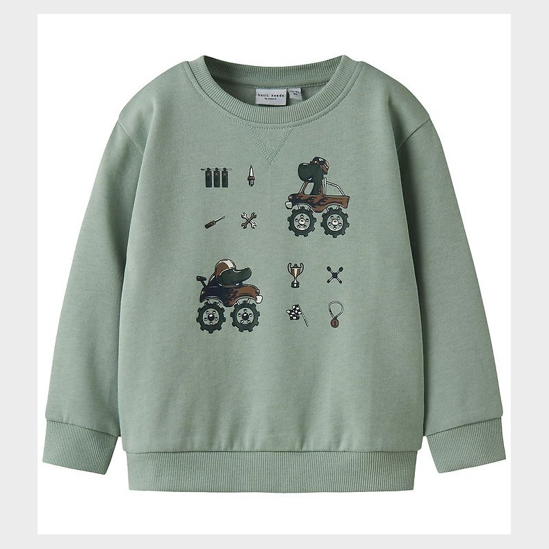 Name It Sweatshirt - NmmVimo - Jadeite/Dino Racing
