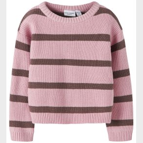 Name It Bluse - Strik - NmfVanilla - Burnished Lilac/W. Pepperc