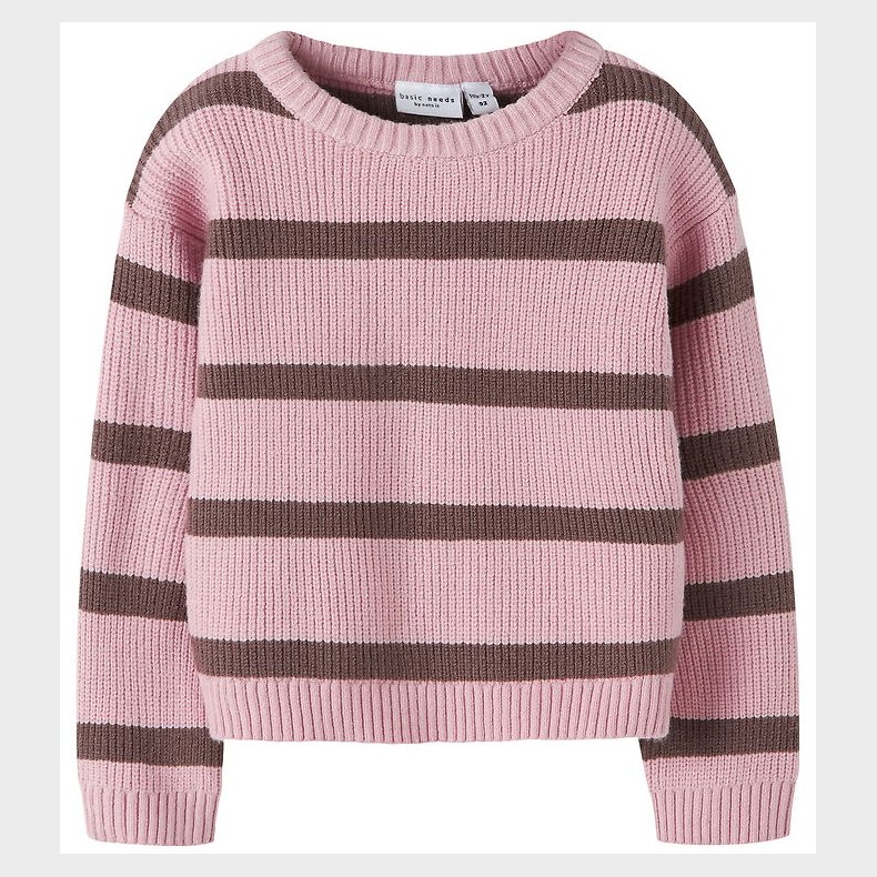 Name It Bluse - Strik - NmfVanilla - Burnished Lilac/W. Pepperc