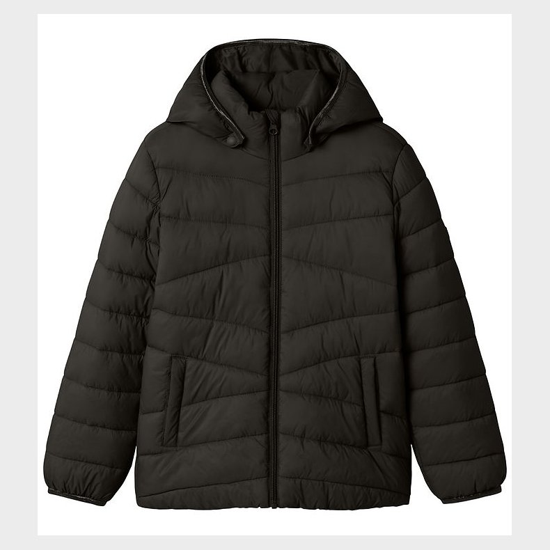 Name It Dynejakke - NkfMarble - Black