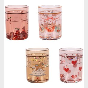 Konges Sljd Glitter Kopper - 4-pak - Rose Multi