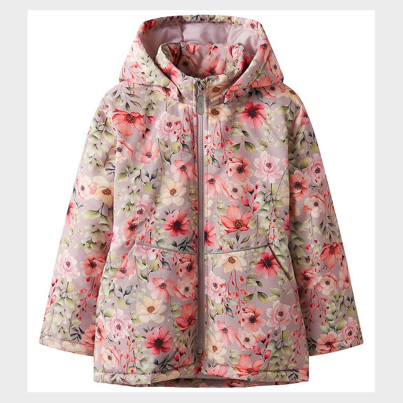 Name It Vinterjakke - NkfMaxi - Noos - Violet Ice/ROSE