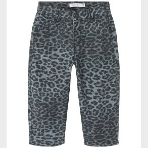 Name It Bukser - Denim - NmfBella - Night Owl/Grey Leopard