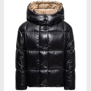 Moncler Dunjakke - Parana - Charcoal m. Beige