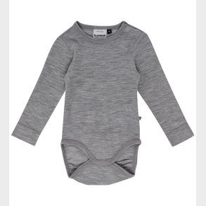 Hummel Body l/ - HmlMini - Uld - Rib - Grey Melange