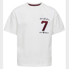 Kids Only T-shirt - KogEbba - Cloud Dancer/Seven