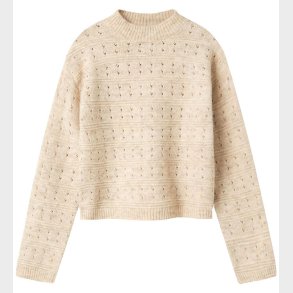 LMTD Bluse - Strik - NlfNamely - Oatmeal