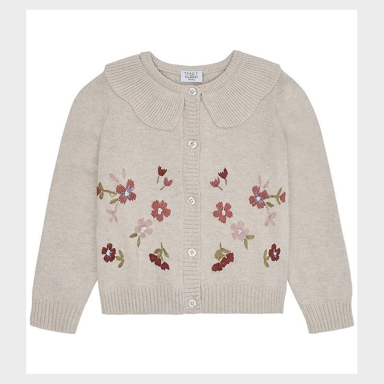 Hust and Claire Cardigan - Strik - Camilia - Wheat Melange